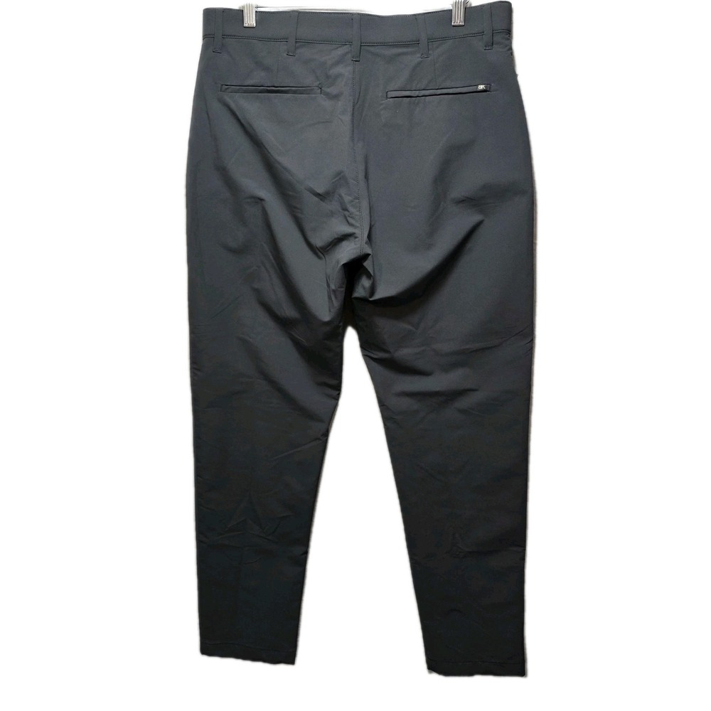 Banana Republic Emerson Chino‎ Pants Mens 34x32 Straight Fit Black NWT - Picture 2 of 16